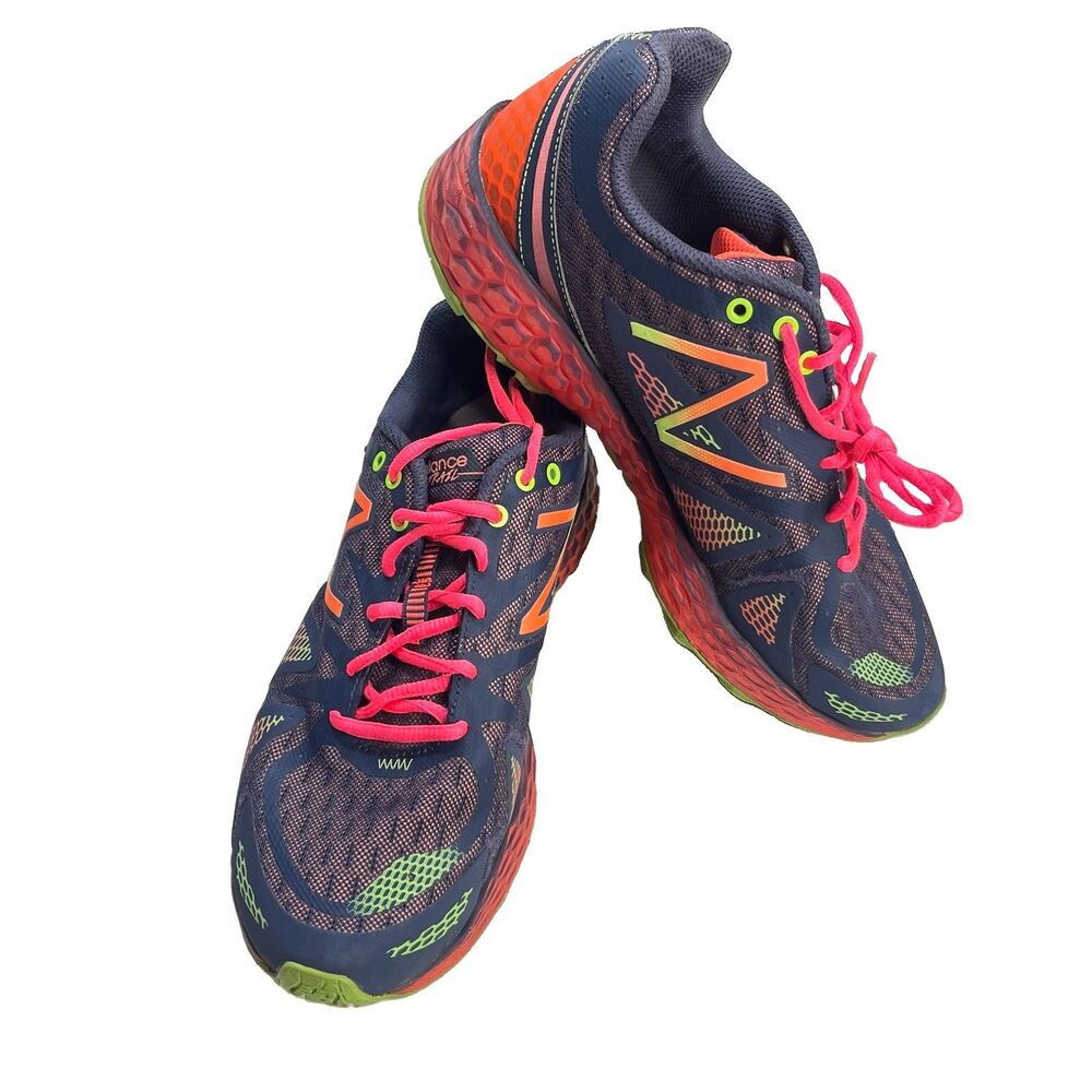 New Balance Fresh Foam 980 Trail Running Shoes Women's Size 10 US Orange Purple